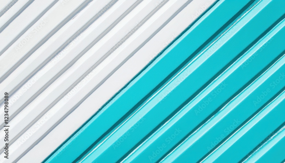 Aufkleber a vibrant, abstract pattern featuring diagonal stripes in varying shades of blue and white, creating