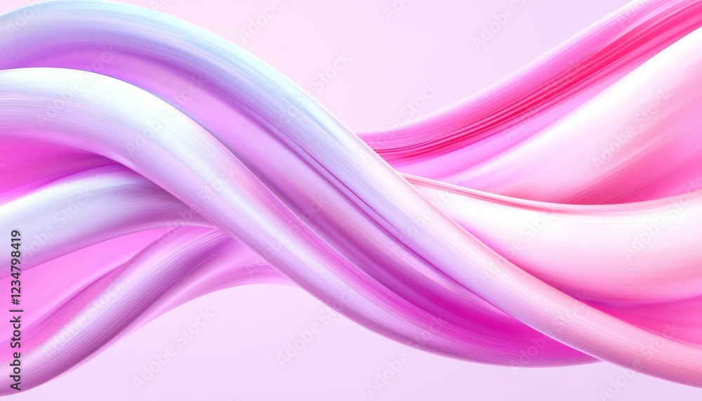 Aufkleber a smooth, swirling wave pattern in shades of pink and purple, creating a dynamic and fluid design ag