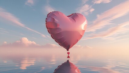 heart shaped balloon