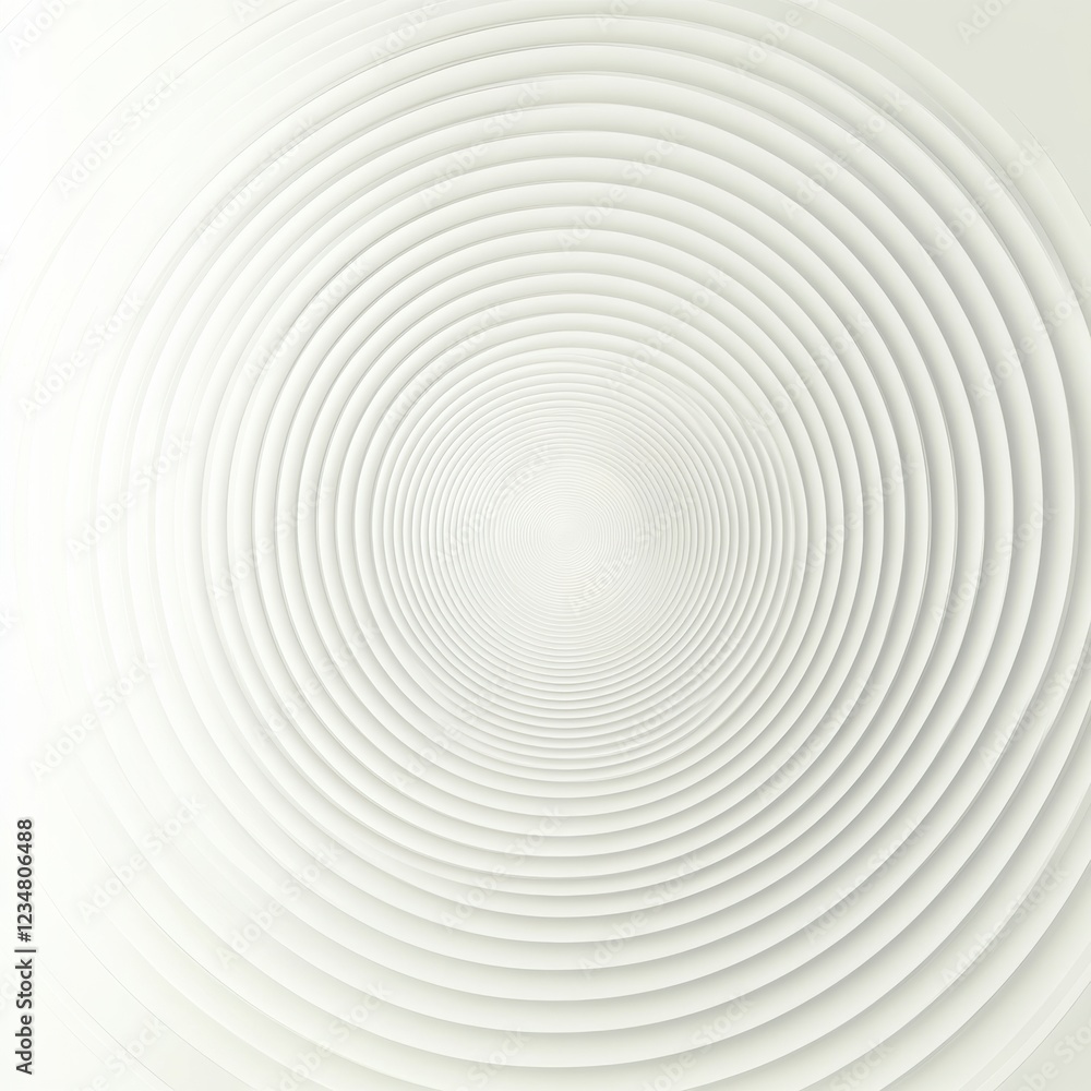 Poster abstract spiral pattern creating a sense of depth and tranquility in a minimalistic design. generati