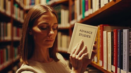 Lifelong Learning: Woman Searching for a Book