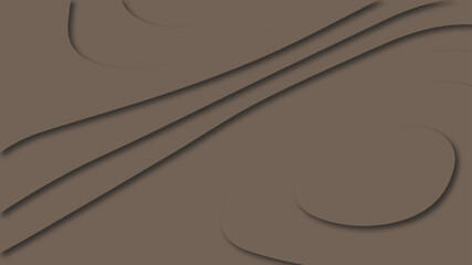 Abstract realistic colorful papercut backgorund with wavy layers. 3d topography relief. Abstract papercut design layout for business presentations, flyers, posters, prints, decoration, cards, brochure