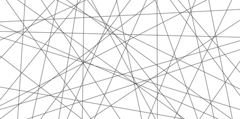 Obraz premium Abstract black lines with white background. Creative and geometric shape with luxury pattern and paper texture design. abstract background with stripes for website design Technology background. 