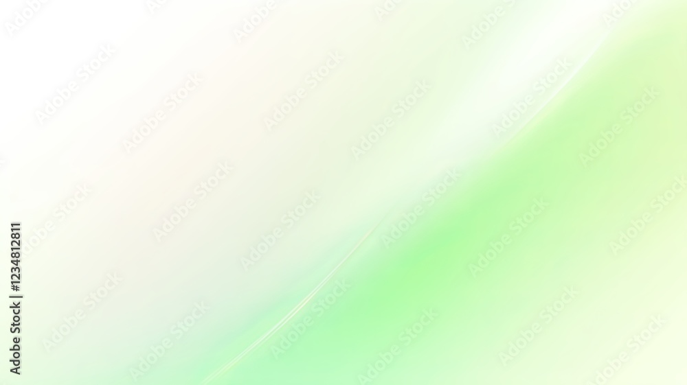 Poster light green gradient background with subtle light and shadow effects