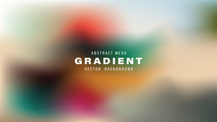 Abstract Mesh Gradient Vector Background Design Template Image
