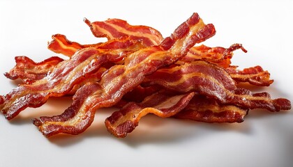 dried shrimp on a white background