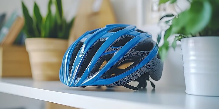 close up of a helmit, cyclic helmit, colorful helmit