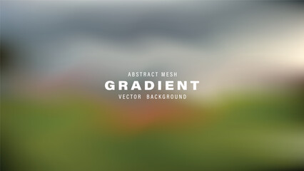 Abstract Mesh Gradient Vector Background Design Template Blurred
