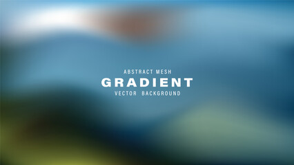 Abstract Mesh Gradient Vector Background Design Template Illustration
