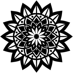 abstract flower pattern