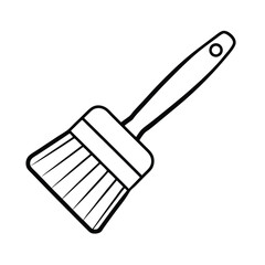 Flat Brush – Essential Painting Tool for Smooth and Bold Strokes