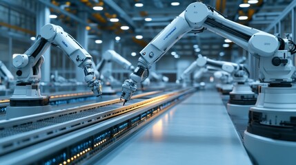 Fototapeta premium Revolutionizing Manufacturing with Robotics