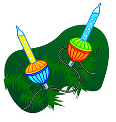 Classic bubble lights for Christmas