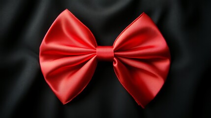 Bright Red Ribbon Bow for Celebration 