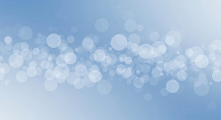 Blue bokeh background