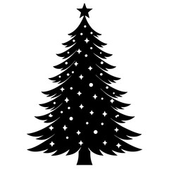 Obraz premium set of christmas trees