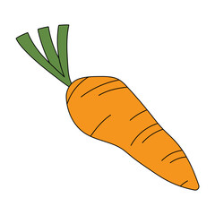 Doodle Vegetable Clipart: Cartoon Vegetable Clipart: Colorful Kawaii Vegetable Doodles