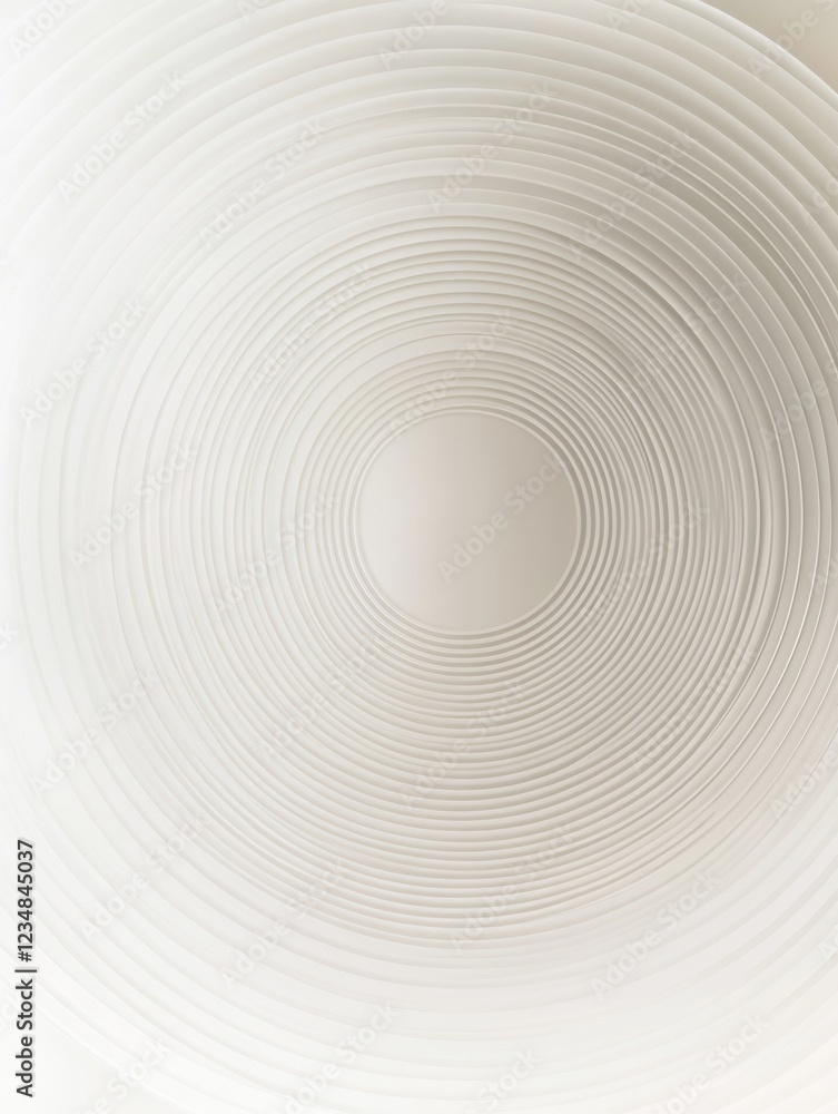 Poster circular design creates a harmonious visual effect with layered lines and a centered focus point. ge