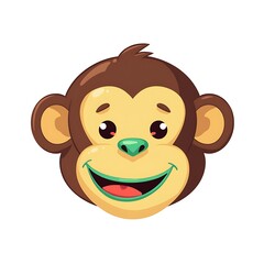 Obraz premium monkey on white background