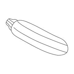 Cartoon Vegetable Clipart: Kawaii Vegetable Clipart: Outline Vegetable Vector Graphics