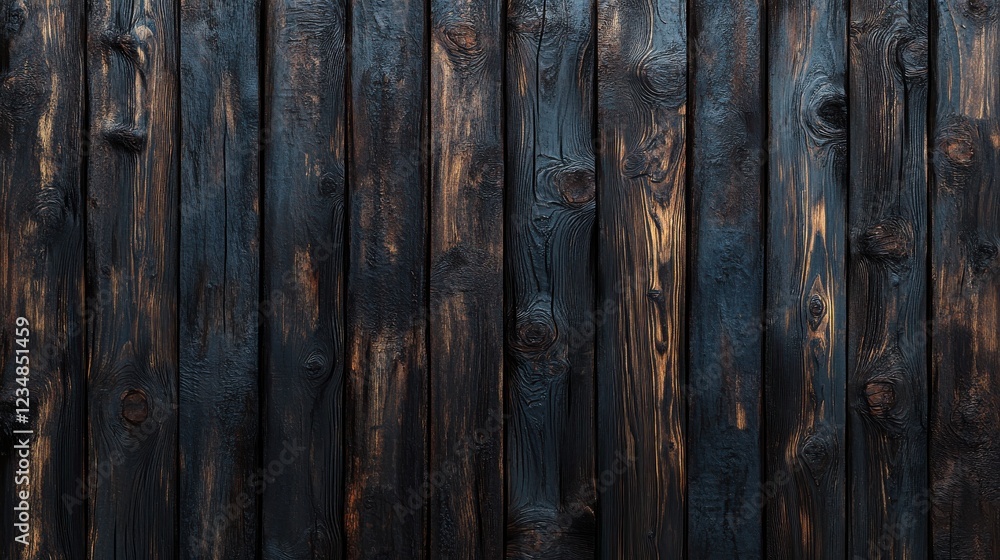 Poster wooden fence texture with dark background and subtle highlights creating a moody atmosphere