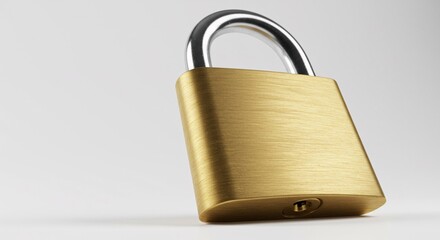 Naklejka premium Lock and key