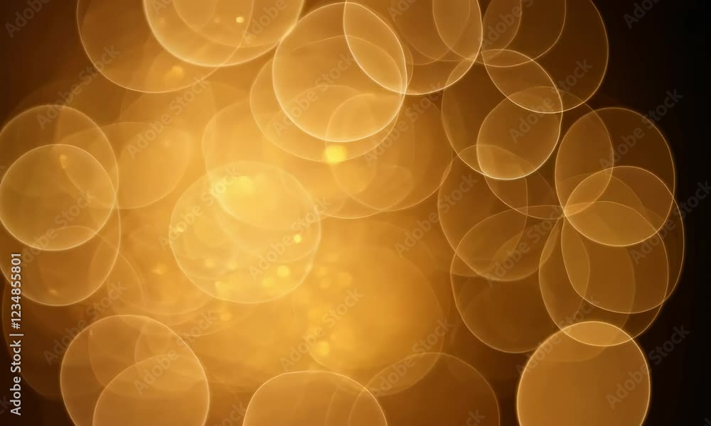 Canvas Prints magical golden bokeh: captivating sparkling lights for unique artistic creations and backgrounds