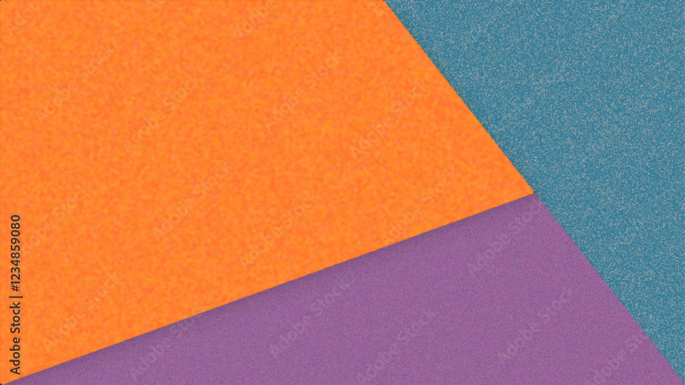 Poster multicolored paper background. abstract geometric background with grain texture paper copy space. sh