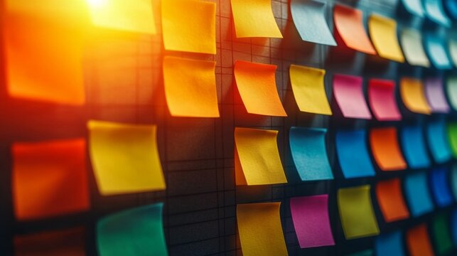 Colorful Sticky Notes for Effective Organization