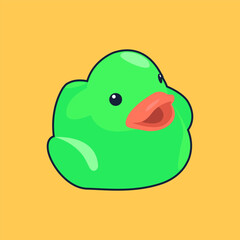 Rubber Duck Green