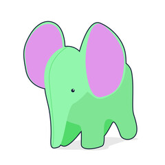 Elephant Doll Green