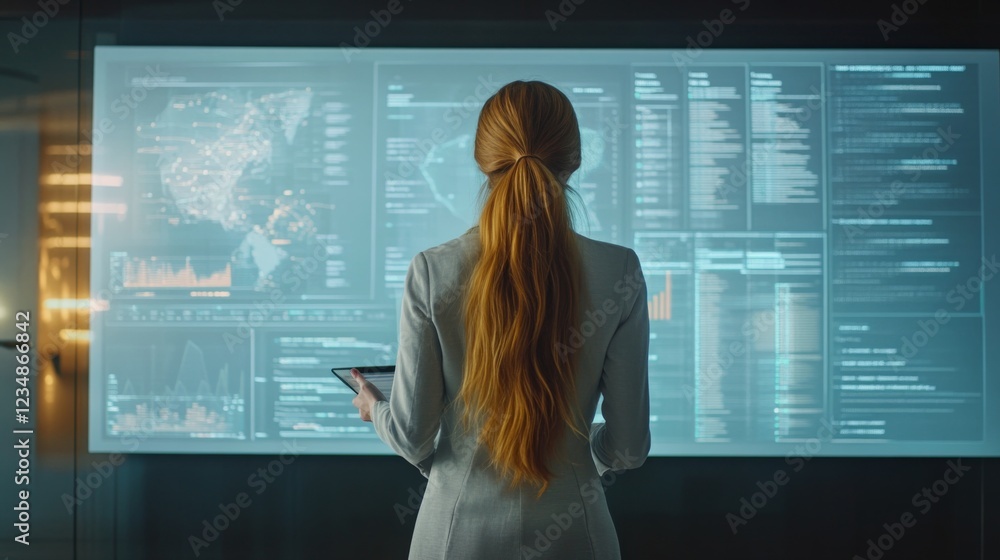 Poster data analysis and visualization in modern technology