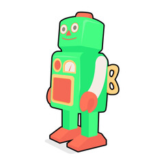 Green Robot Toy