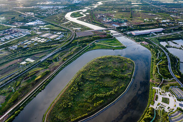 China Changchun New Area under construction