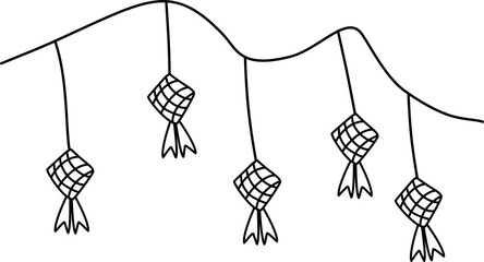 Hanging light banner