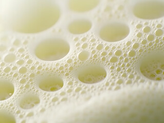 Bubbling foam texture close-up abstract photography studio macro perspective visual serenity