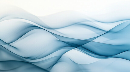 Obraz premium A peaceful abstract representation of water waves, designed with smooth, flowing lines and gentle ripples. The subtle motion and gradient tones evoke a tranquil and meditative atmosphere. 