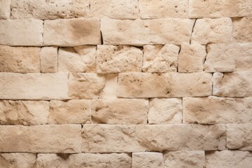 Fototapeta premium Close up view of a decorative stone cladding wall, highlighting the rough texture and natural color variations of the stone