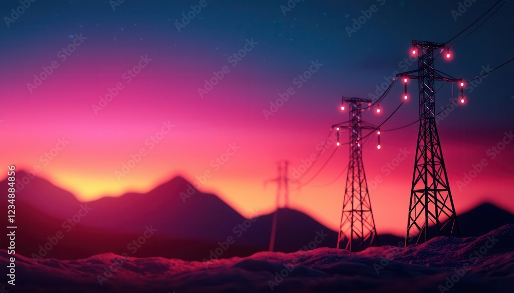 Poster smart grid technology energy storage systems innovation. ai-enhanced smart grid with real-time energ
