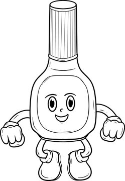 cute tipex office stationery cartoon character outline