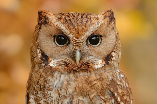 eagle owl portrait