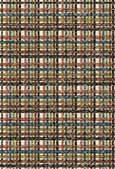 Fototapeta premium Kilim and Navajo Vector Carpet modern Pattern with trending colors in high resolution 