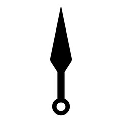 Ninja weapon kunai. Vector image © Sakiman