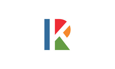 a graphic image with RK theme, white background. vector graphic base.