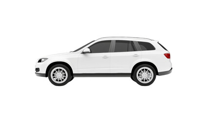 Fototapeta premium car isolated on white