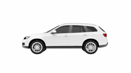 car isolated on white