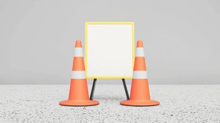 Urban traffic safety event eye-level photography with signage