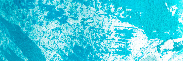 Hand Painted Colours. Retro Acrylic Invitation. Turquoise Home A