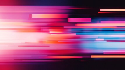 Abstract colorful motion blur background featuring vibrant pink, blue, and purple streaks of light