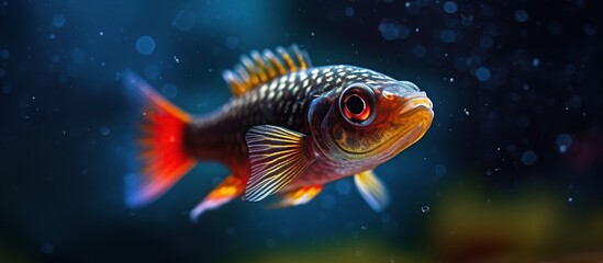 Small fish swimming Generative AI